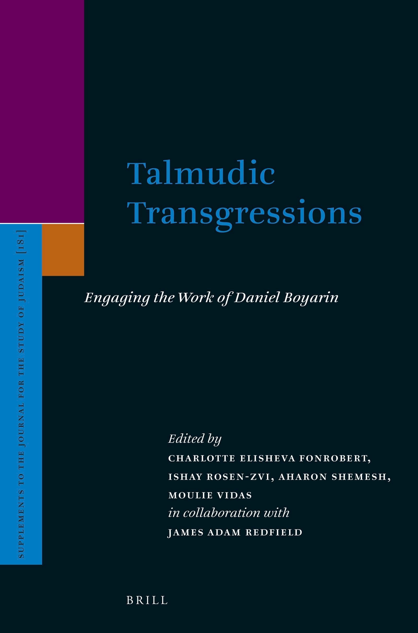 Book cover image for Talmudic Transgressions ISBN: 9789004345324